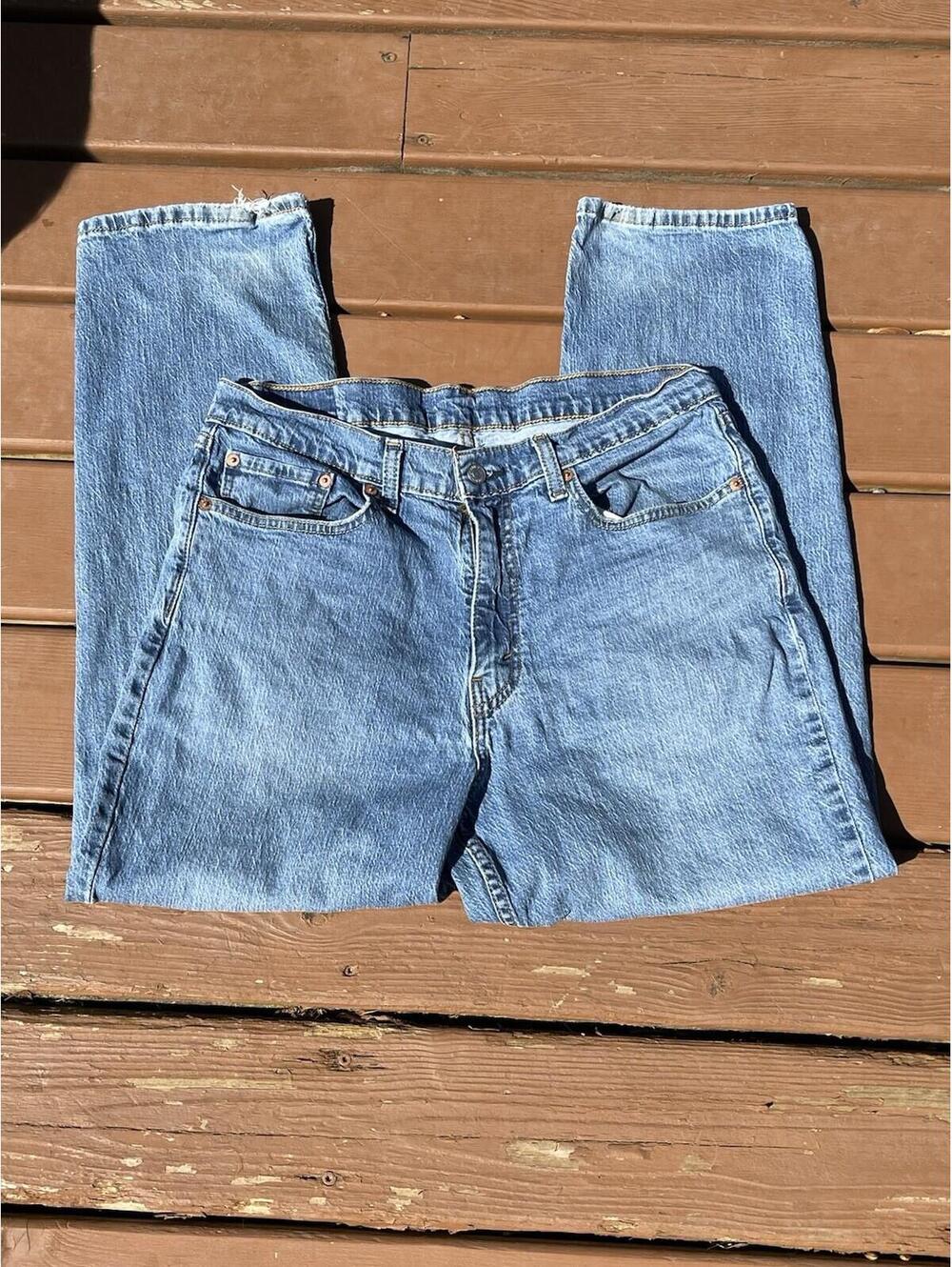 Levi’s 550 Relaxed Fit Jeans Men’s 34x30 Blue Denim Classic Straight Leg